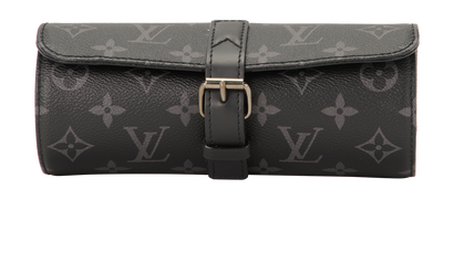 Louis Vuitton Watch Case, &pound;650, Accessories, Black, Canvas, Front view